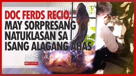 Doc Ferds Recio, may sorpresang natuklasan sa isang alagang .